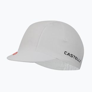 Cappellino da ciclismo Castelli Logo white