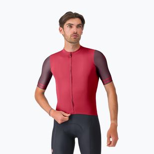 Maglietta da ciclismo da uomo Castelli Prologo Lite 2 rich red/bordeaux