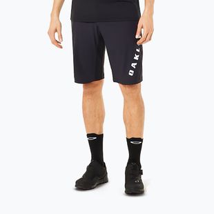 Pantaloncini da ciclismo Oakley Free Ride foderati blackout da uomo