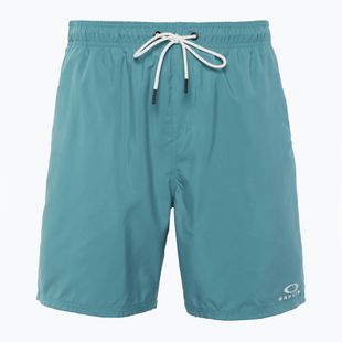 Pantaloncini da bagno Oakley Clear Lake 18" Volley dark pacific da uomo