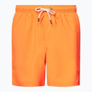 Pantaloncini da bagno Oakley Clear Lake 18" Volley da uomo, arancione neon