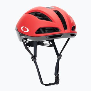 Casco da ciclismo Oakley Velo Stelvio EU black/red pro