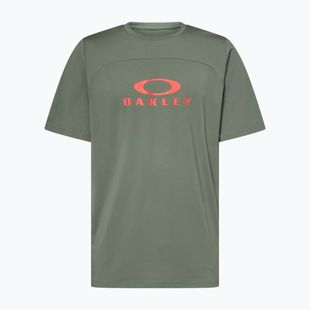 Maglietta da ciclismo da uomo Oakley Free Ride RC aviator green