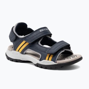 Geox Borealis, sandali junior blu oceano/oro