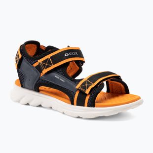 Geox Airadyum blu oceano/arancio sandali junior