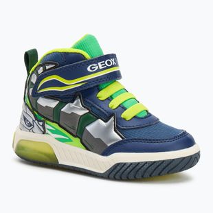 Geox Inek scarpe da bambino blu/verde lime