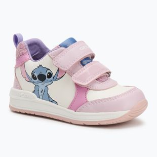 Geox Rishon bianco/rosa scarpe da bambino