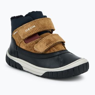 Geox Omar nero / curry stivali da neve per bambini
