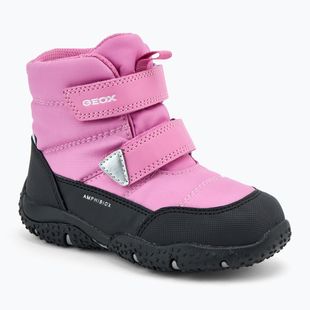 Geox Baltic ABX, stivali da neve fucsia/nero per bambini