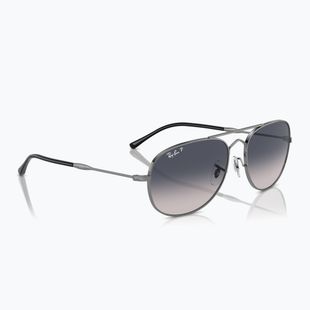 Occhiali da sole Ray-Ban Bain Bridge gunmetal/blue polarized