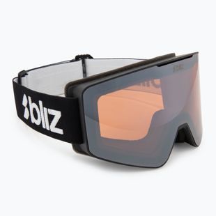 Maschera da sci Bliz G001 matte black/orange/silver mirror