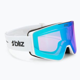 Maschera da sci Bliz G001S matte white/non violet/blue multi