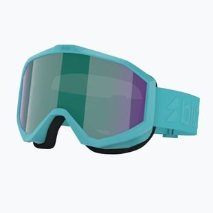 Maschera da sci junior Bliz Liner Jr matte turquoise/brown/green multi