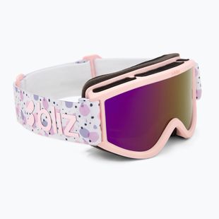 Maschera da sci per bambini Bliz Pixie Jr matte pink/brown/pink multi