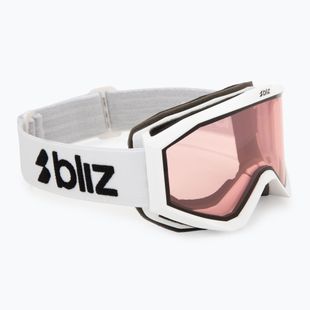 Maschera da sci junior Bliz Liner Jr matte white/pink