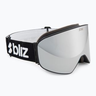 Maschera da sci Bliz Flow matte black/smoke/silver mirror