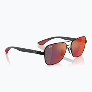 Occhiali da sole Ray-Ban Rb8336M Scuderia matt black/dark grey mirror blue/red