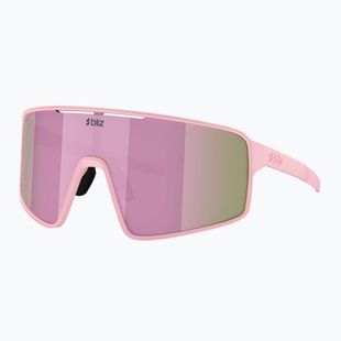 Occhiali da sole Bliz P001S rosa cipria opaco/marrone rosé multi