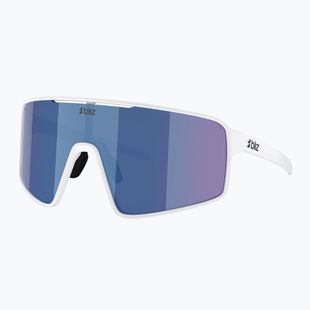 Occhiali da sole Bliz P001 bianco opaco/grigio blu a specchio