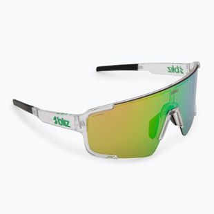 Occhiali da sole Bliz P003 transparent white/brown green multi