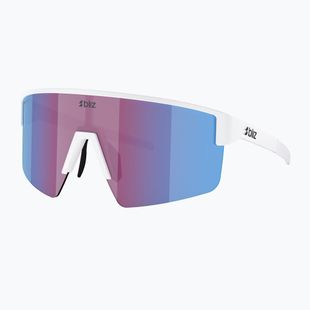 Occhiali da sole Bliz P004 Nano Optics Nordic Light matte white/begonia/violet blue multi