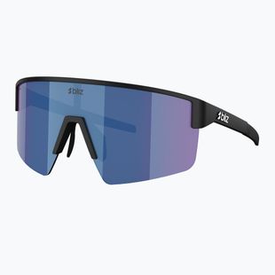 Occhiali da sole Bliz P004 matte black/grey blue mirror