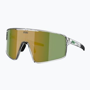 Occhiali da sole Bliz P001S transparent white/brown green multi