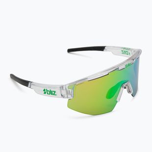 Occhiali da sole Bliz Matrix Small transparent white/brown green multi