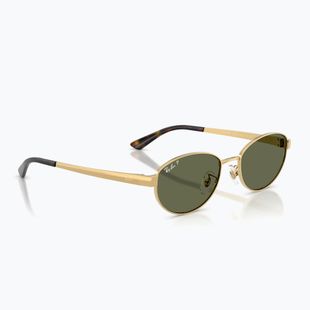 Occhiali da sole Ray-Ban RB3774D arista gold/dark green polarized