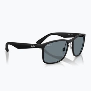 Occhiali da sole Ray-Ban Rb4264 Polarized+ Lenses matte matte black/blue polarized+
