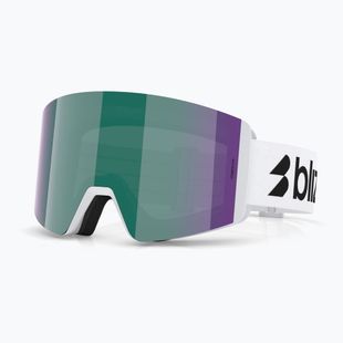 Maschera da sci Bliz G003 matte white/brown/green multi