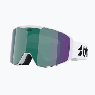 Maschera da sci Bliz G004 matte white/brown/green multi