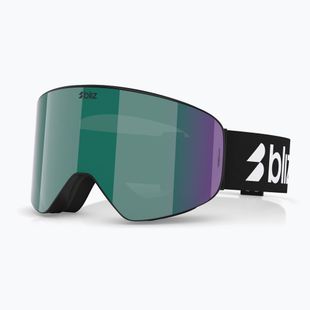 Maschera da sci Bliz Flow matte black/brown/green multi