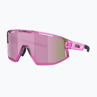 Occhiali da sole Bliz Fusion Small transparent pink/brown rose multi