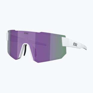 Occhiali da sole Bliz P005S matte white/smoke purple mirror
