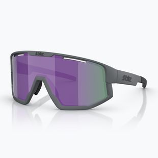Occhiali da sole Bliz Fusion Small matte grey/smoke purple multi