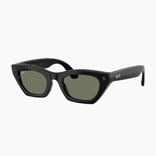 Occhiali con telecamera Ray-Ban Meta Zena shiny black/g15 green polar