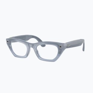 Occhiali con telecamera Ray-Ban Meta Zena milky grey lilac/trs copper