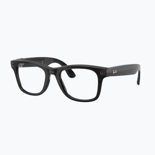 Occhiali con telecamera Ray-Ban Meta Wayfarer transp. black/trs aquamarine