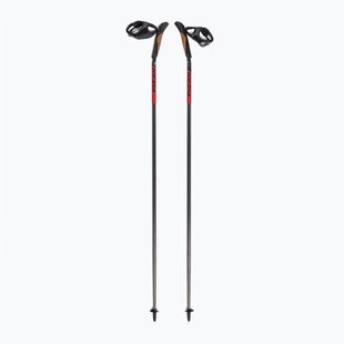 Bastoncini da nordic walking Fizan Carbon 3K Impulse rosso/grigio