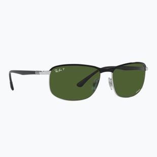 Occhiali da sole Ray-Ban Rb3671 Polarized+ Lenses black silver/dark green polarized+