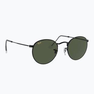 Occhiali da sole Ray-Ban Round Metal black/green g-15