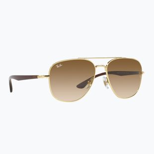 Occhiali da sole Ray-Ban RB3683 arista gold/brown