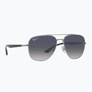 Occhiali da sole Ray-Ban RB3683 brass/blue grey polarized