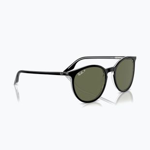Occhiali da sole Ray-Ban RB2204 transparent black/green polarized