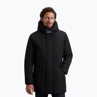 Cappotto imbottito da uomo Woolrich Polar High Collar Parka black
