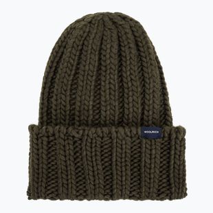 Berretto invernale da donna Woolrich Chunky Beanie dark green