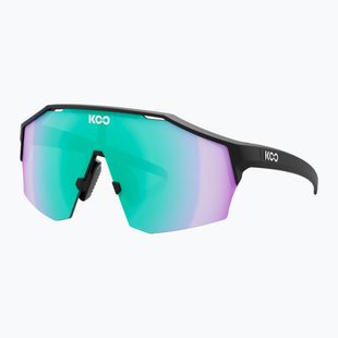Occhiali da sole Koo Alibi black matt/green photochromic mirror
