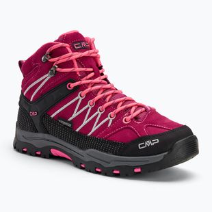 Scarponi da trekking junior CMP Rigel Mid berry / rosa fluo