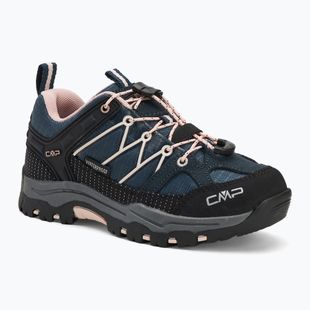 Scarponi da trekking per bambini CMP Rigel Low Wp asfalto/rosa